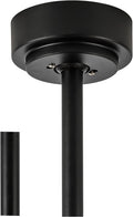 WWM Ceiling Fan Downrod Mounting Pack, Include 5"&10" Downrods - Black