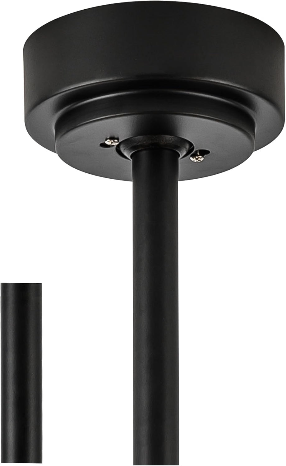 WWM Ceiling Fan Downrod Mounting Pack, Include 5"&10" Downrods - Black